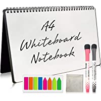 NEWYES cuaderno de pizarra-Cuaderno de borrado en seco- tamaño de nota de pizarra de borrado en seco- -A4-blanco